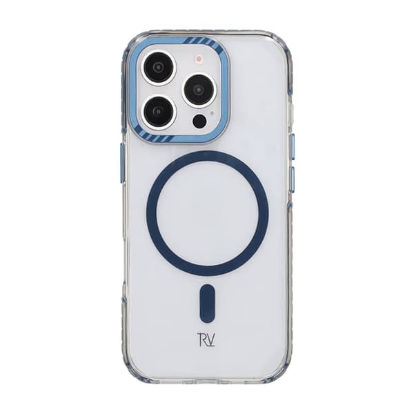 iPhone 16 Pro Rvelon Mobilcover Magnet Forstærket - Blå