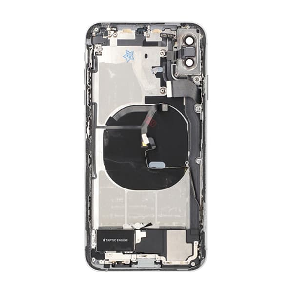 iPhone XS Max Baksida med Komplett Ram - Vit