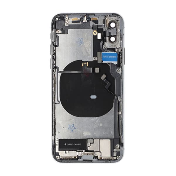 iPhone X Baksida med Komplett Ram - Vit
