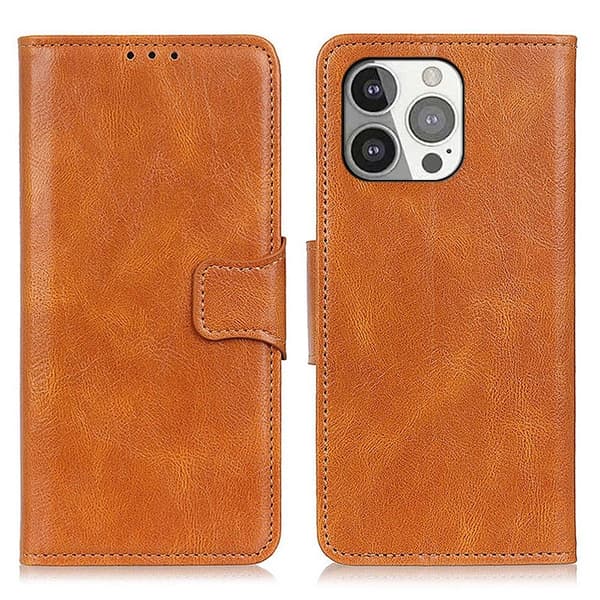 IPhone 13 Pro wallet cover - Brun