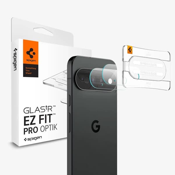 Spigen Glas.tR EZ Fit Optik Pro Linsskydd 2-pack för Google Pixel 11