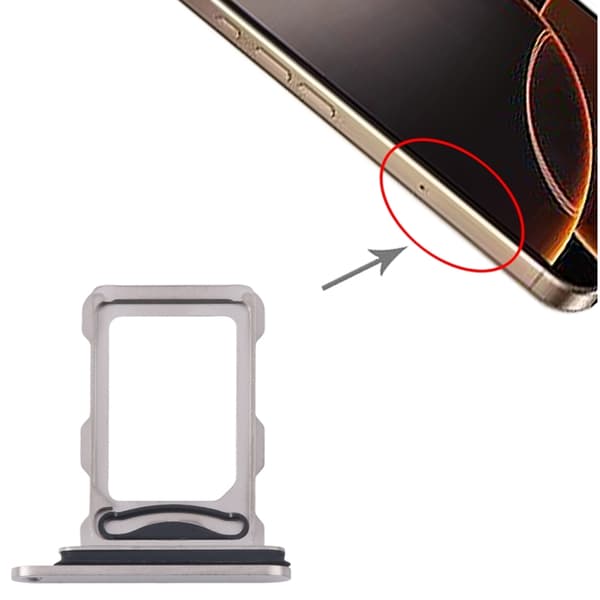 iPhone 16 Pro og 16 Pro Max SIM-kortholder - Naturlig Titanium