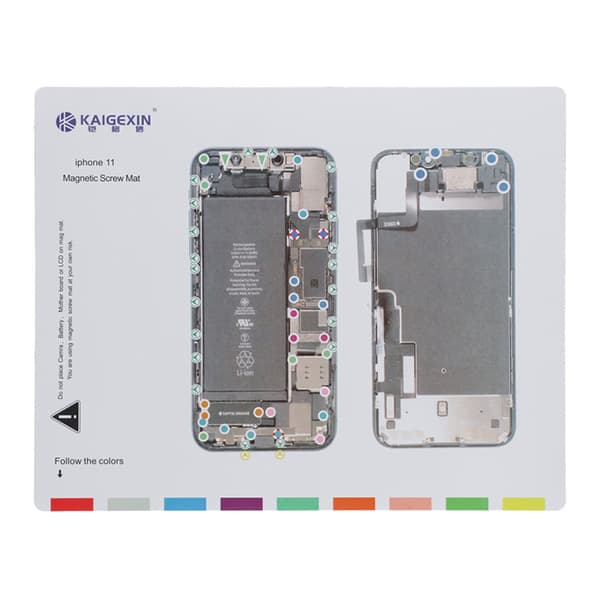 Magnetisk skruvmatta för iPhone 11