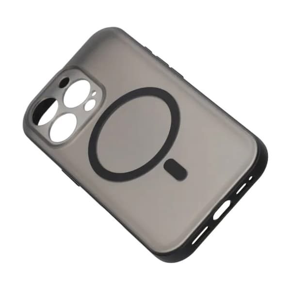 Slankt MagSafe-cover med kamerabeskyttelse til iPhone 16 Pro Max - Sort