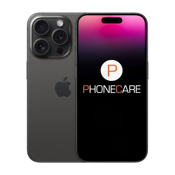 Brugt iPhone 15 Pro 256GB Sort Titanium - God stand