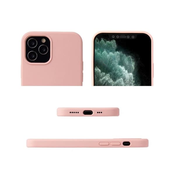 Mobilskal Silikon iPhone 13 Pro - Ljusrosa