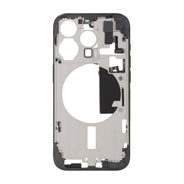 iPhone 15 Pro Mellemramme med Smådele OEM - Titanium Sort