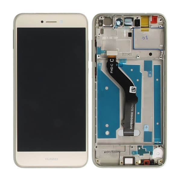 Huawei P8 Lite LCD Guld Original med front
