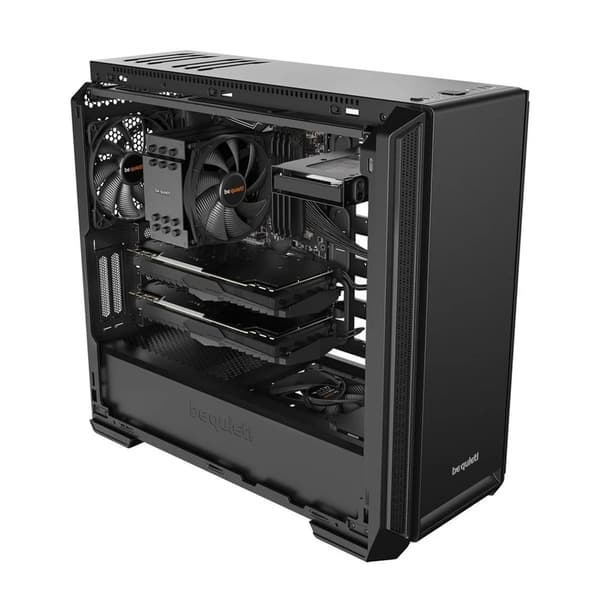 be quiet Silent Base 601 Mid Tower PC-kabinet Sort Ny stand
