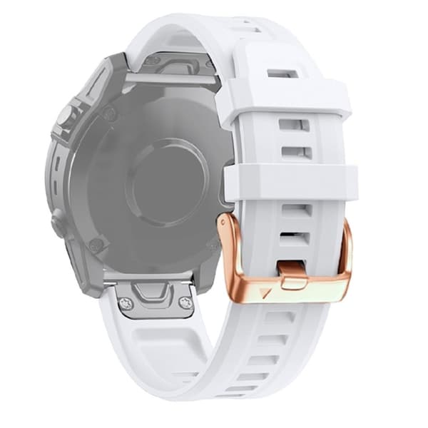 Garmin Fenix 6S Silikone Urrem - Hvid