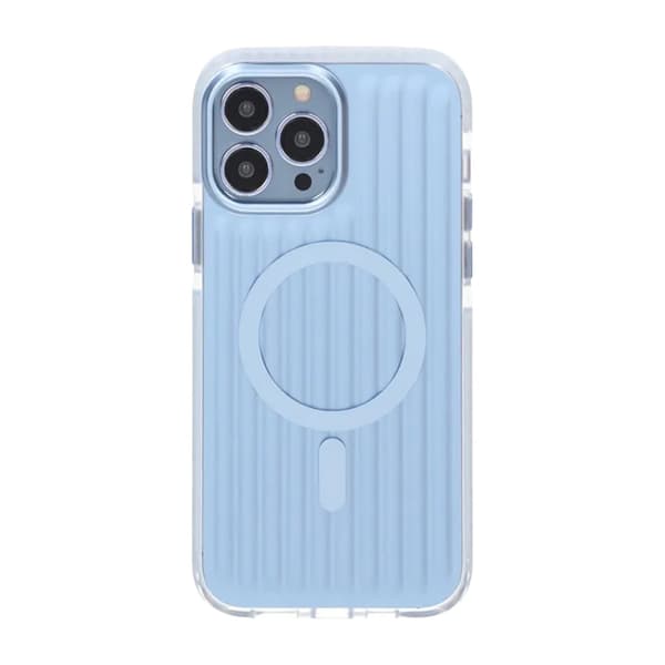 Mønstret TPU-cover til iPhone 13 Pro Max med MagSafe - Blå