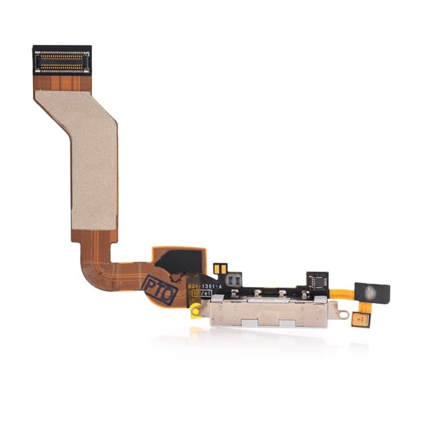 iPhone 4S Opladerstik Flexkabel - Hvid