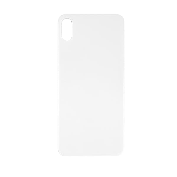 iPhone XS Bagside Glas (Intet Logo) - Sølv