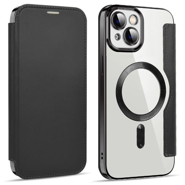 iPhone 14 Plus MagSafe Wallet Cover RFID-blokering - Sort