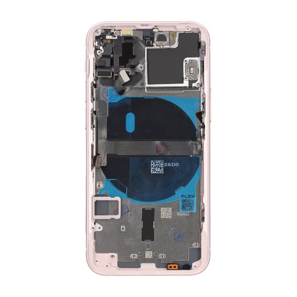 iPhone 13 Mini Baksida Komplett Med Smådelar - Rosa