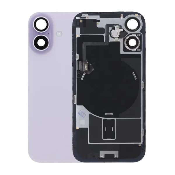 Originalt bagglas med smådele til iPhone 17 - Lavendel