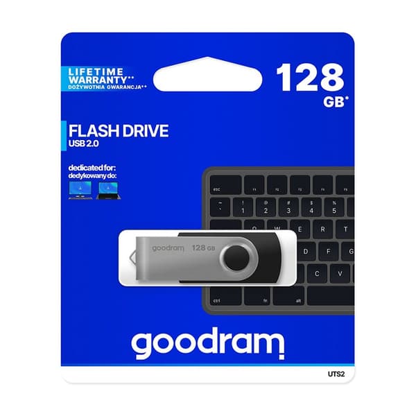 Goodram USB-minne 128GB UTS2 - Svart