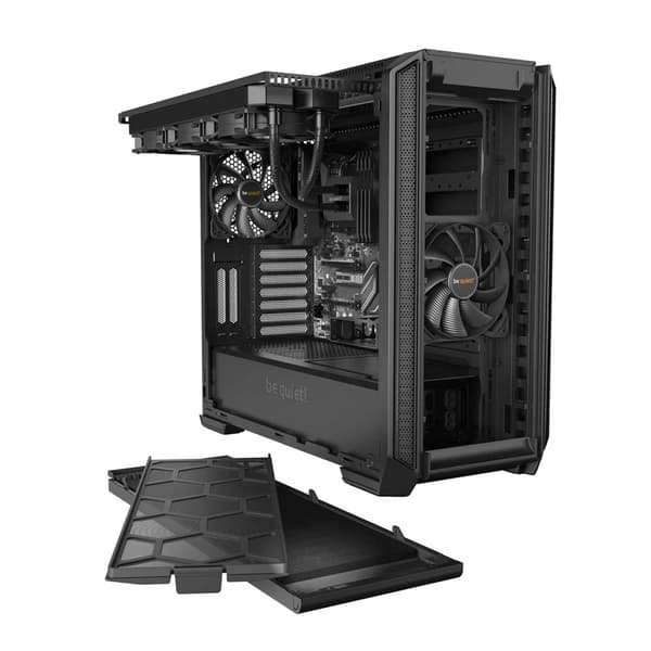be quiet Silent Base 601 Mid Tower PC-kabinet Sort Ny stand
