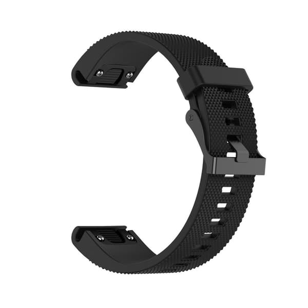 Garmin Fenix 5s Silikone Urrem – Sort