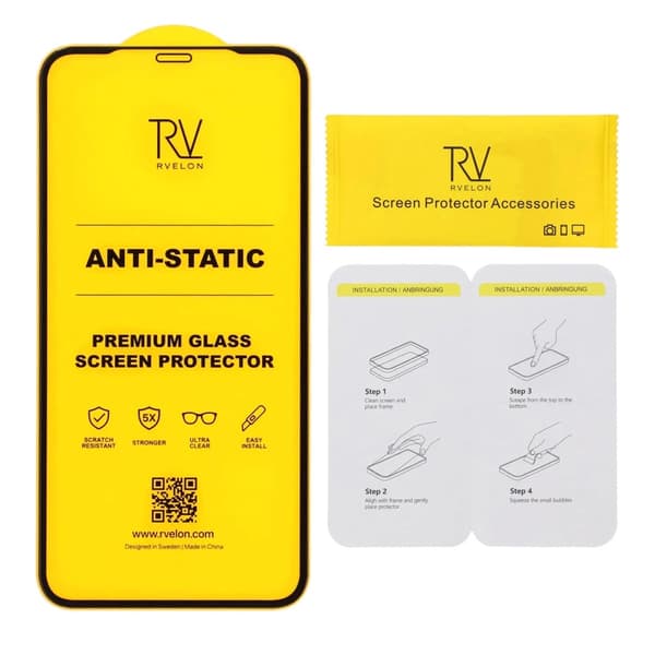 Rvelon-näytönsuoja iPhone 11 Pro Maxille - 3D-karkaistu lasi