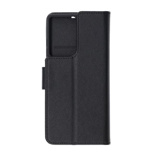 Flip Stand Læderpung Etui Til Motorola Moto G85 Sort