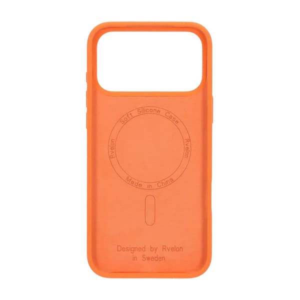 Rvelon Silikone MagSafe Cover til iPhone 17 Pro Max - Orange