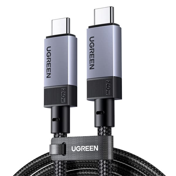 UGREEN USB-C til USB-C Kabel 240W / 40 Gbps / 1 m - Grå