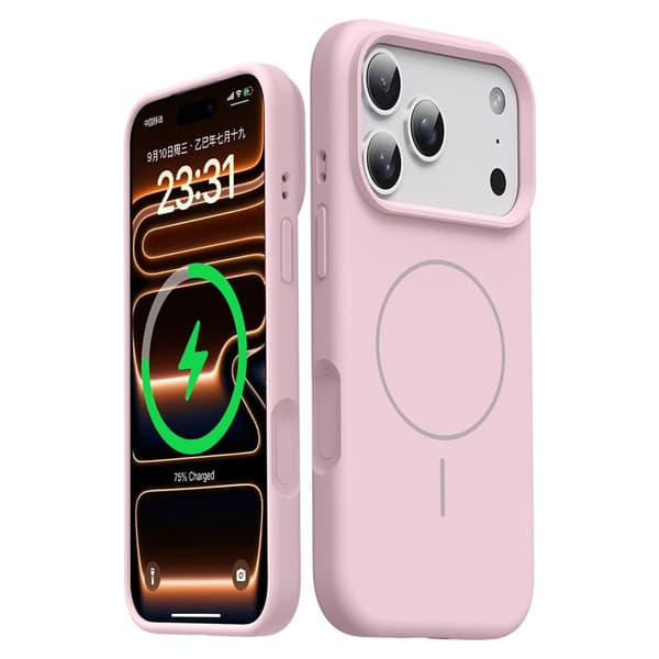 iPhone 18 Pro/17 Pro MagSafe-skal i silikon - Rosa