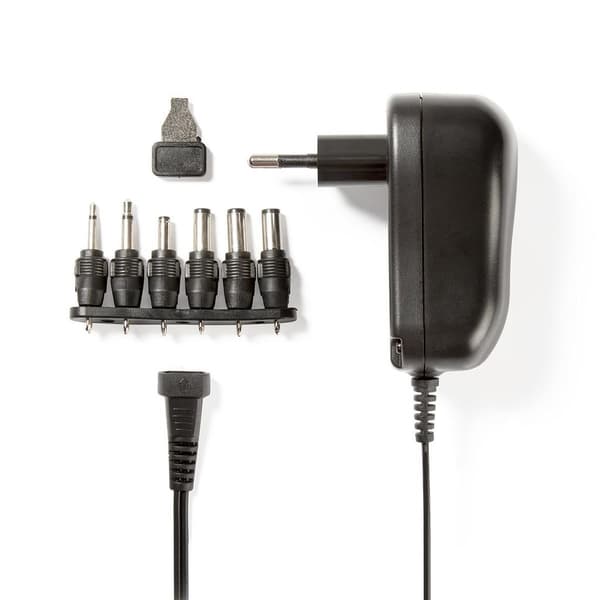 Nedis Universal Strømadapter, 12W - Sort