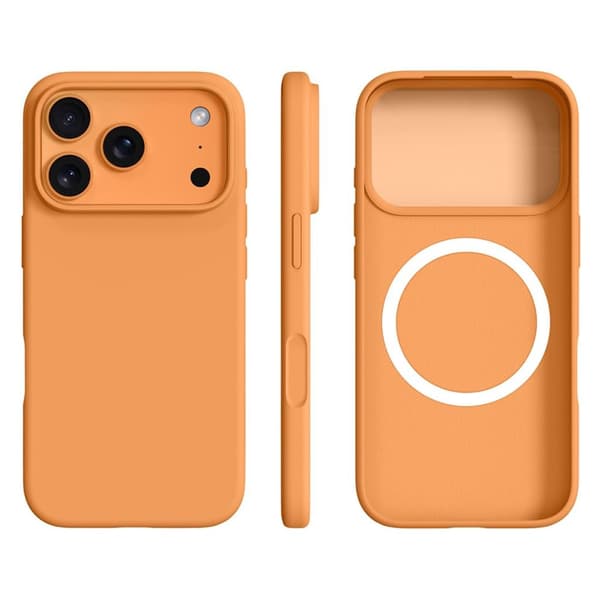 iPhone 18 Pro Max/17 Pro Max MagSafe-cover i silikone - Orange