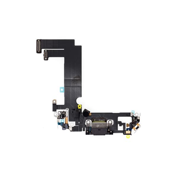 iPhone 12 Mini latausliittimen joustokaapeli - musta