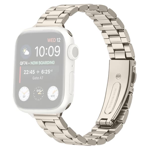 Apple Watch 42/41/40/38mm Urrem i rustfrit stål - Sølv