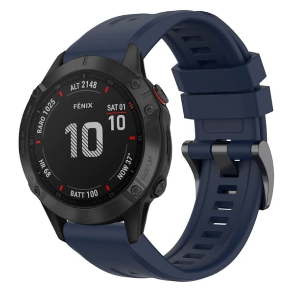 Garmin Fenix 6 Pro GPS Silikone Urrem - Blå