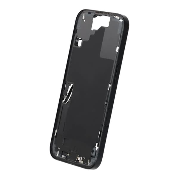 iPhone 16 Bagcover Midterramme Original Sort Med Små Dele