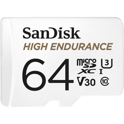 SanDisk minneskort hög uthållighet 64G