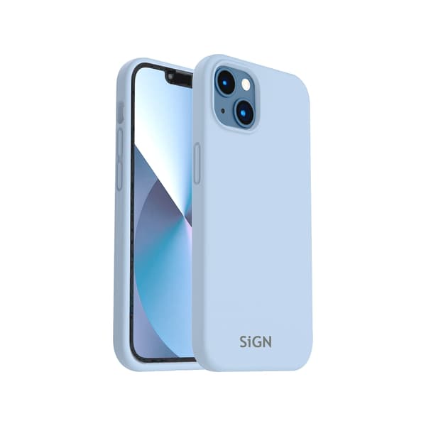 SiGN Liquid Silicone Case til iPhone 14 Plus - Blå