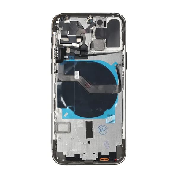 iPhone 12 Pro Baksida med Komplett Ram OEM - Grafit