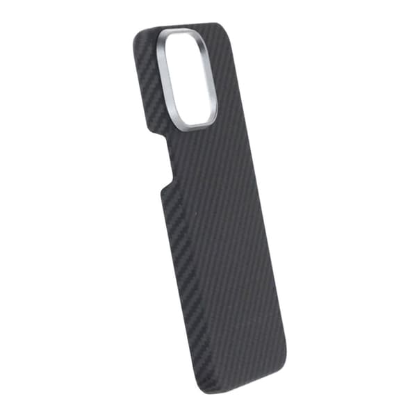 Kevlar Woven Magnetic Case - iPhone 15 Pro Max Black Thick Weave
