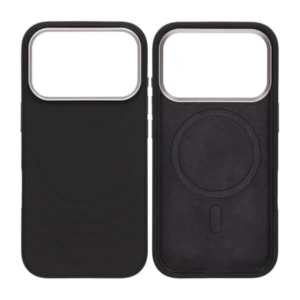 Mobilcover Silikone med Magsafe til iPhone 17 Pro - Sort