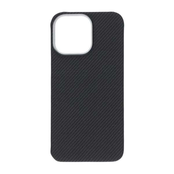 Kevlar Magsafe cover til iPhone 15 Pro Max - Sort med striber