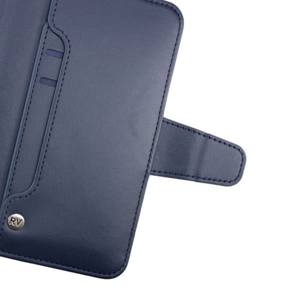 iPhone 13 Pro Plånboksfodral Extra Kortfack Rvelon - Blå