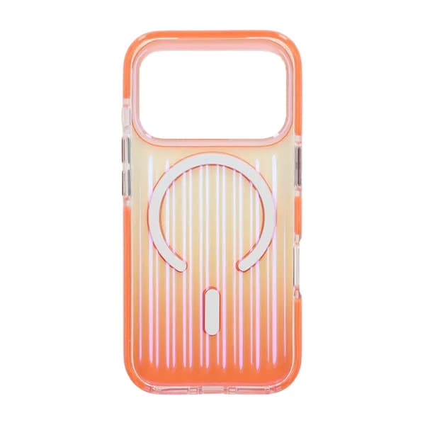 Mobilskal Korrugerad MagSafe för iPhone 17 Pro Max - Orange
