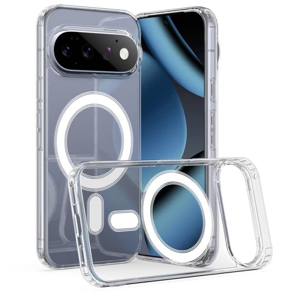 Google Pixel 11 Pro MagSafe-skal Akryl Baksida - Transparent