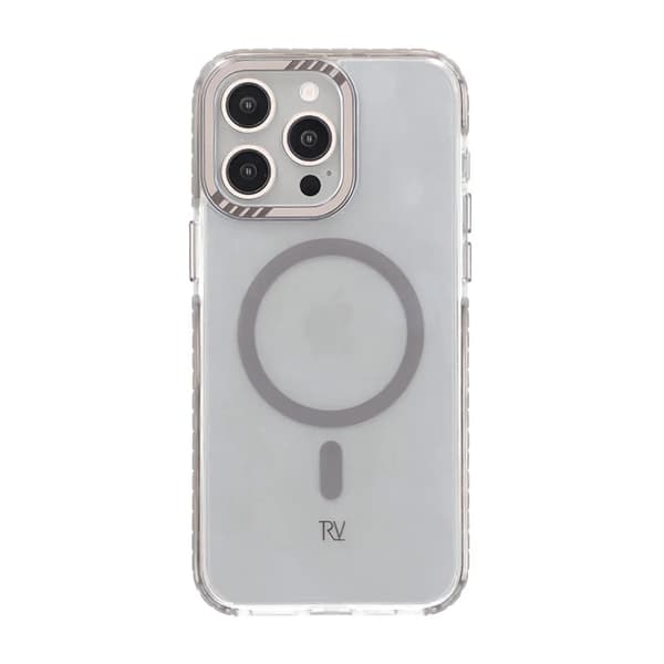 iPhone 15 Pro Rvelon Mobilskal Magnet Forstærket - Grå