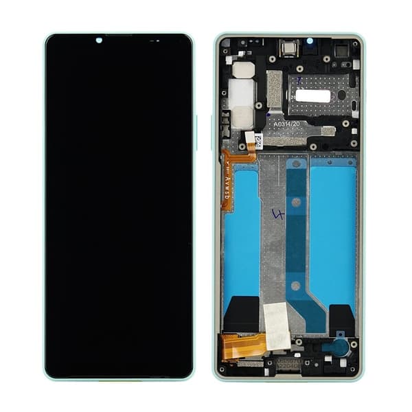 Sony Xperia 10 IV Original Display Med Ram - Mintgrön