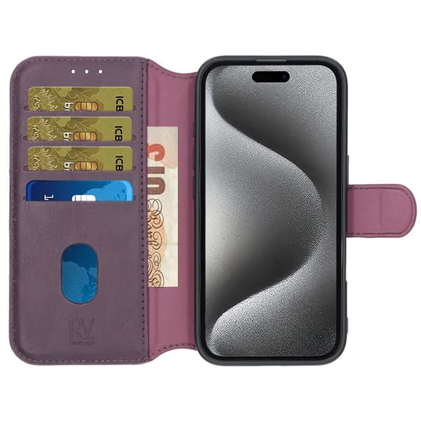 iPhone 16 Lompakkokotelo Rvelon - Violetti