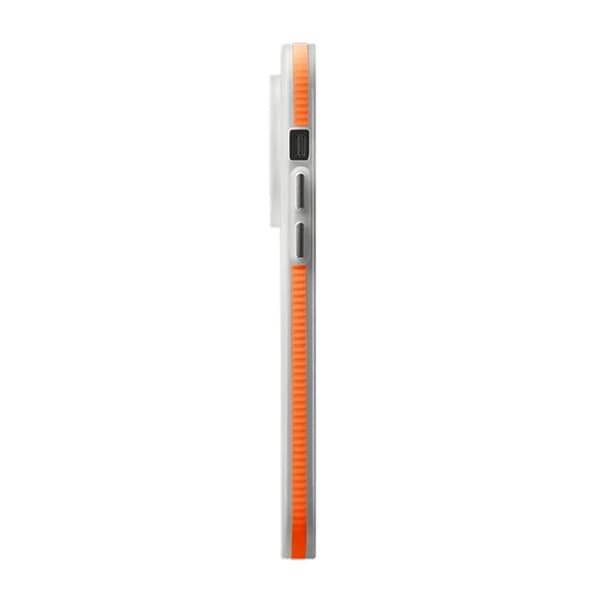 Rvelon Case Corrugated Magsafe iPhone 13 ja 14 - Oranssi