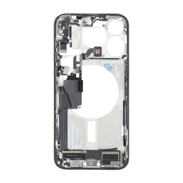 Mellemramme med smådele til iPhone 15 Pro Max - Hvid Titanium OEM