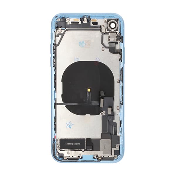 iPhone XR Baksida med Komplett Ram - Blå