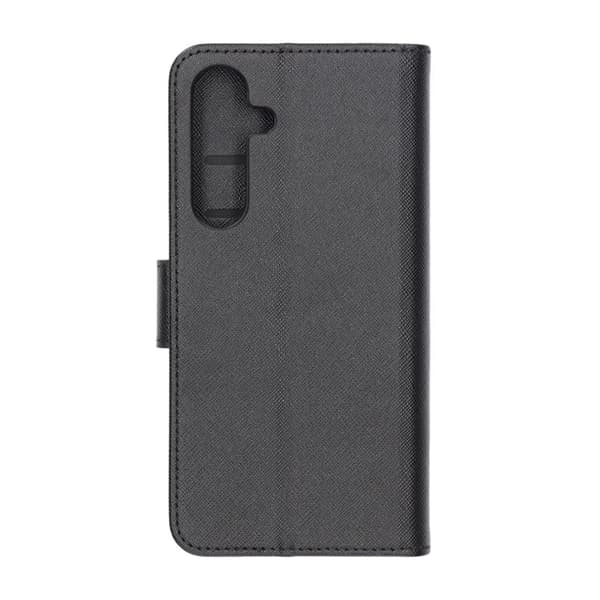 Flip Stand Læderpung Etui Til Samsung S25 Plus Sort